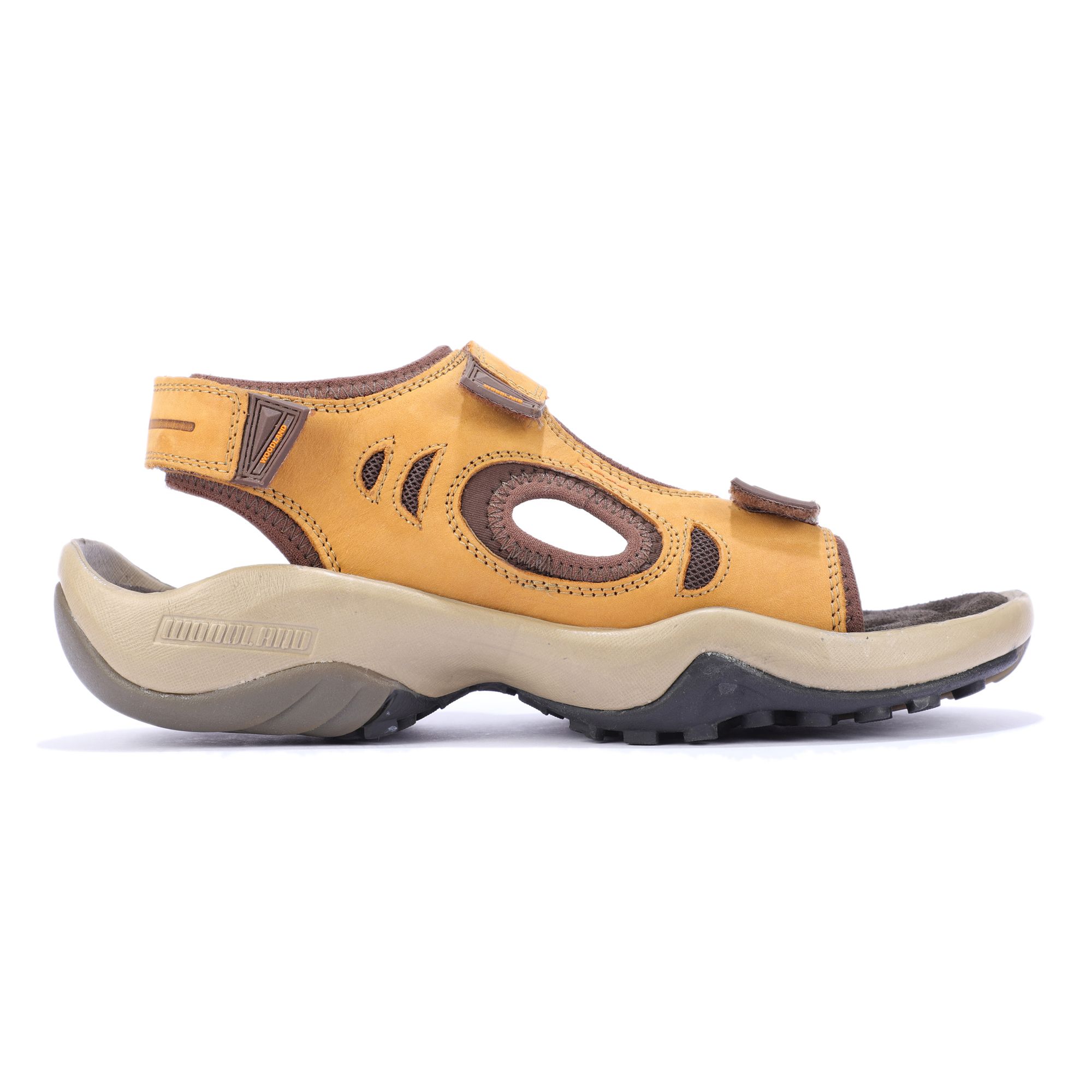 Buy WOODLAND Mens Suede Velcro Closure Sandals | Shoppers Stop